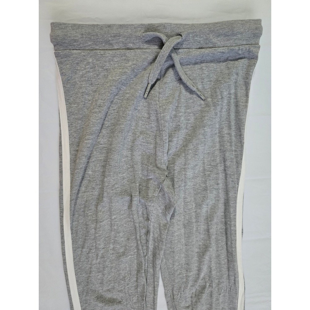 Primark Cares Womens Gray Side Stripe Jogger Sweatpants Size S Drawstring Waist - Picture 3 of 13